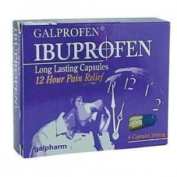 Long Lasting Ibuprofen  200mg  8's