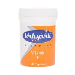 Valupak Vitamins Vitamin E 100iu Capsules 30&#039;s