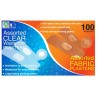 A&amp;E Plasters Fabric &amp; Clear Assorted  100&#039;s
