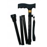 Walking Stick Folding Black