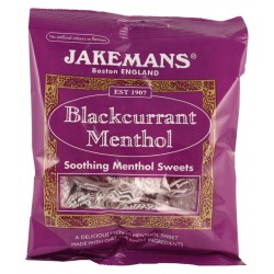Jakemans Throat Sweets Blackcurrant Menthol 100g