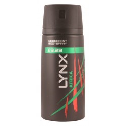 Lynx Body Spray Africa 150ml